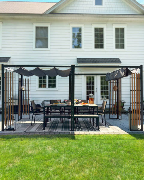 Straight Double Pergola