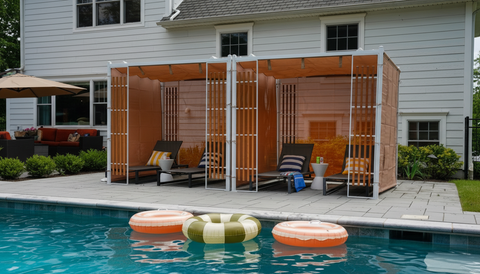 Straight Double Pergola